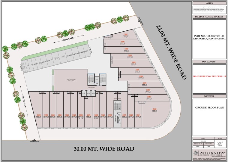Floor Plan, hitech-crystal-corner 3 Bedroom 1660 Sq.Ft. Apartment In Kharghar Sector 11 Navi Mumbai 9427076