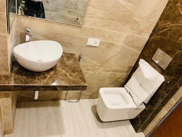 Bathroom in 3 BHK Apartment at Mantri Lawns, Aundh – for Rent