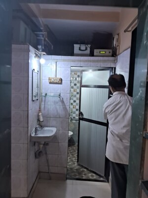 Bathroom in 1 BHK Apartment at Balaji Darshan MIDC, Dombivli East – for Rent