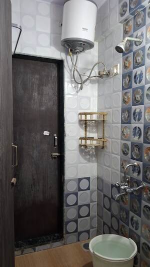 Bathroom in 1 BHK Apartment at Atmaram Apartment, Ulwe Sector 19 – for Rent