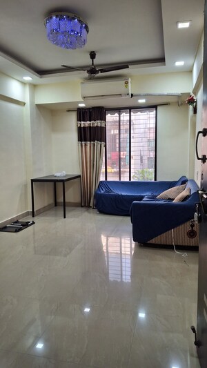 Living Room in 2 BHK Apartment at Radha Residency, Ulwe – for Rent