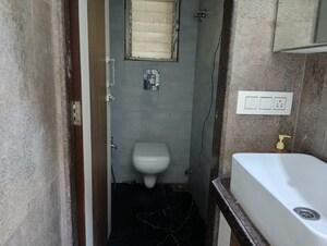 Bathroom in 2 BHK Apartment at Sheth Vasant Galaxy, Goregaon West – for Rent