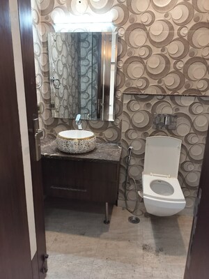 Bathroom in 4 BHK Apartment at East Of Kailash – for Rent