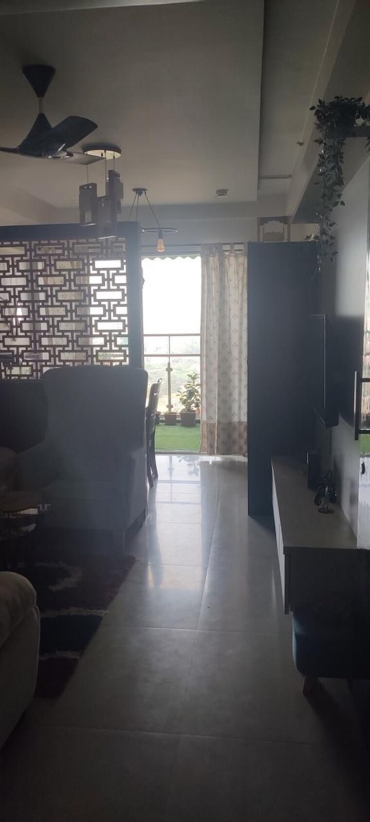 Living Room, wellwisher-kiarah-terrazo 2 Bedroom 690 Sq.Ft. Apartment In Hadapsar Pune 9427206