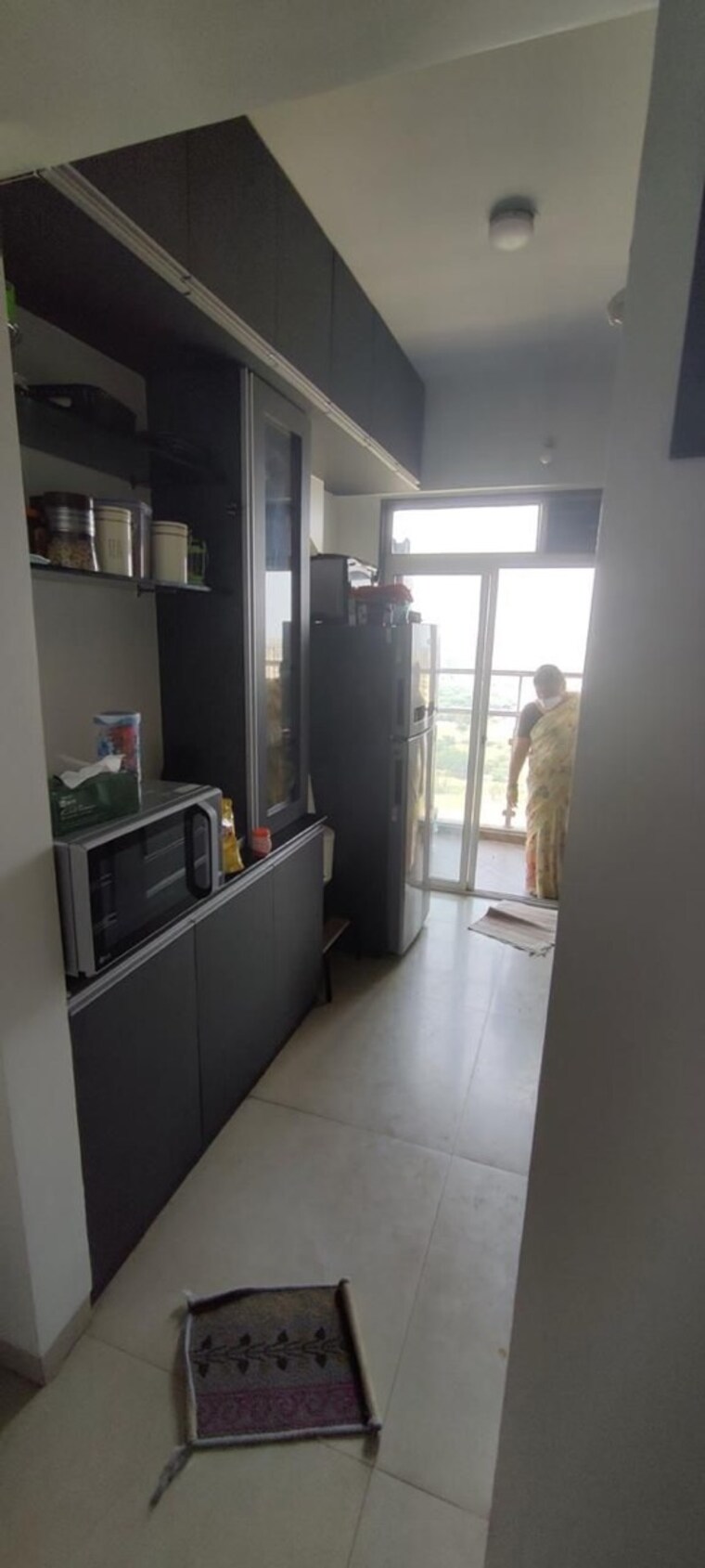 Kitchen, wellwisher-kiarah-terrazo 2 Bedroom 690 Sq.Ft. Apartment In Hadapsar Pune 9427206