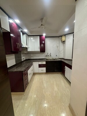 Kitchen in 3 BHK Apartment at Greater Kailash I – for Rent