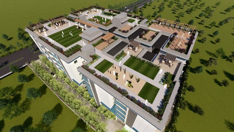 Exterior View, ak-chitravilasa-garden-city 2 Bedroom 850 Sq.Ft. Apartment In Boyapalem Vizag 9427371