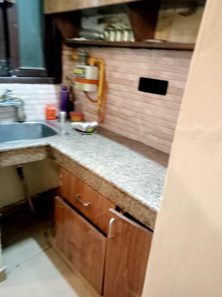 Kitchen, neb sarai 1 Bedroom 450 Sq.Ft. Builder Floor In Neb Sarai Delhi 9427415