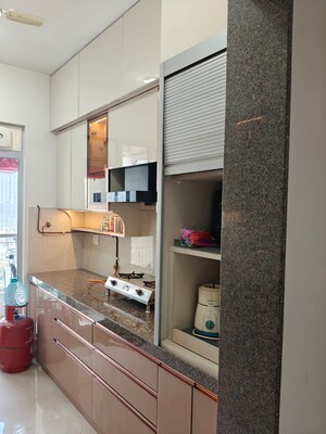 Kitchen in 3 BHK Apartment at One Indiabulls Thane, Pokhran Road No Two – for Rent