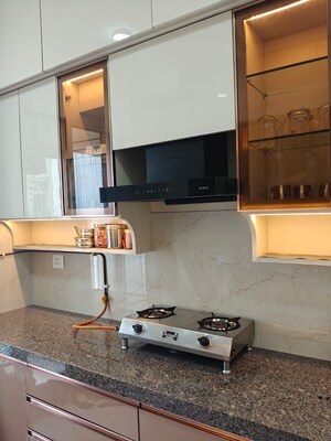 Kitchen in 3 BHK Apartment at One Indiabulls Thane, Pokhran Road No Two – for Rent