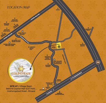  Plot – Map Location View at Katara - for Sale