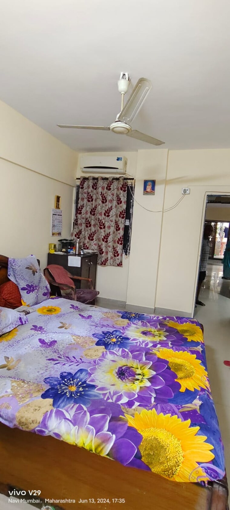 Bedroom, kopar khairane 3 Bedroom 1700 Sq.Ft. Apartment In Kopar Khairane Navi Mumbai 9427516