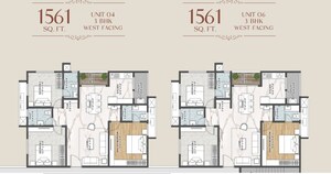Floor Plan in 3 BHK Apartment at Padmarao Nagar – for Sale