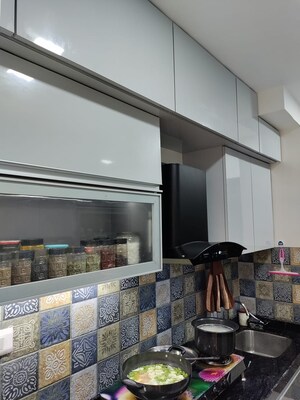 Kitchen in 1 BHK Apartment at Raj Florenza, Mira Road East – for Rent
