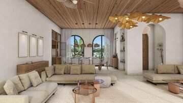 Living Room in 4 BHK Villa at Moira – for Sale