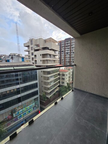 Balcony in 3 BHK Apartment at Zindagi CHS, Khar West – for Rent