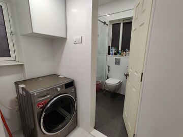 Bathroom in 1 BHK Apartment at Chamunda Niwas Apartment, Santacruz West – for Rent