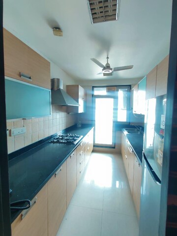 Kitchen in 4 BHK Apartment at Raheja Atlantis, Lower Parel – for Rent