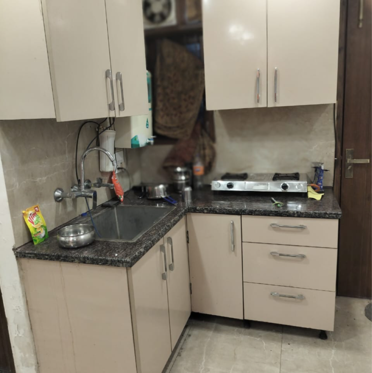 Kitchen, malviya nagar 1 RK 400 Sq.Ft. Builder Floor In Malviya Nagar Delhi 9427905