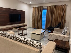 Living Room in 4 BHK Apartment at Kasturi Legacy, Baner – for Rent