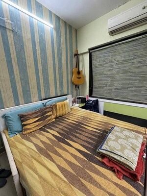 Bedroom in 3 BHK Apartment at Riddhi Garden, Malad East – for Rent