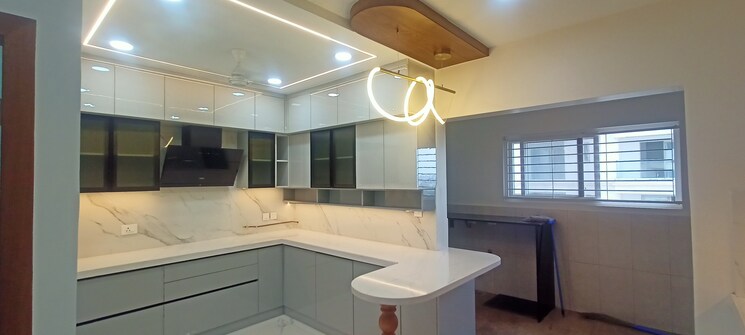 Kitchen, my-home-raka 3 Bedroom 2806 Sq.Ft. Apartment In Madinaguda Hyderabad 9428034