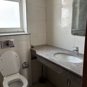 Bathroom in 3 BHK Apartment at Godrej Woods, Sector 43 – for Rent