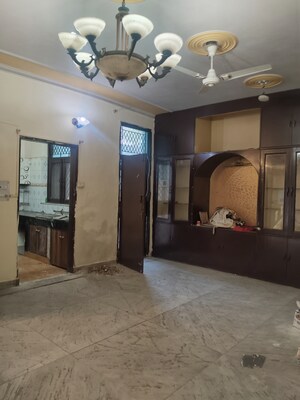 Living Room in 3 BHK Builder Floor at Ashoka Enclave 3, Sector 35 – for Rent