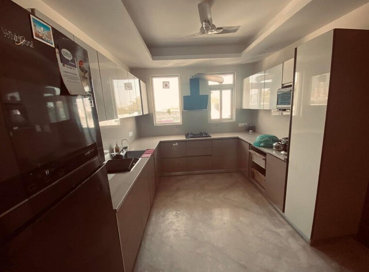 Kitchen, sector 15 3 Bedroom 1800 Sq.Ft. Builder Floor In Sector 15 Gurgaon 9428123