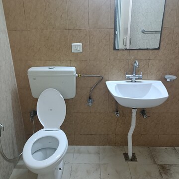 Bathroom in 2.5 BHK Apartment at UPAVP Ganga Yamuna And Hindon Enclave, Pratap Vihar – for Rent