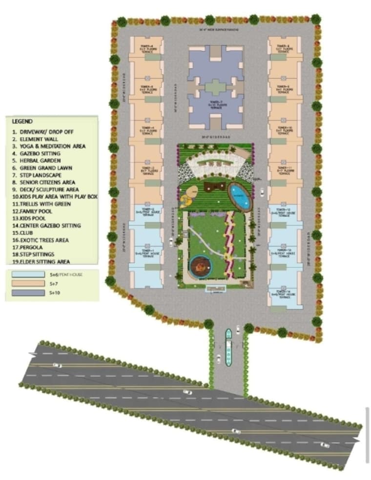 Master Plan, old ambala road 3 Bedroom 1872 Sq.Ft. Apartment In Old Ambala Road Panchkula 9428300