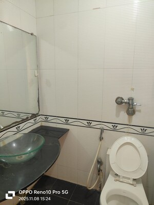 Bathroom in 3 BHK Apartment at Lake Primrose, Powai – for Rent