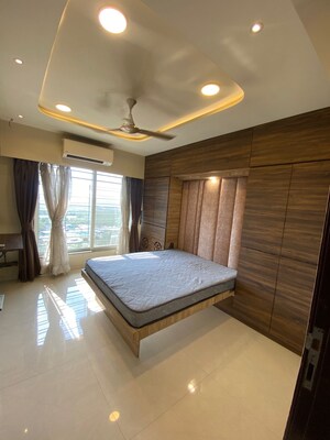 Bedroom in 3 BHK Apartment at New India Grace Luxuria, Malad West – for Rent
