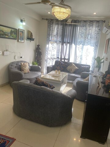 Living Room in 3 BHK Apartment at Maxxus Elanza, International Airport Road – for Rent