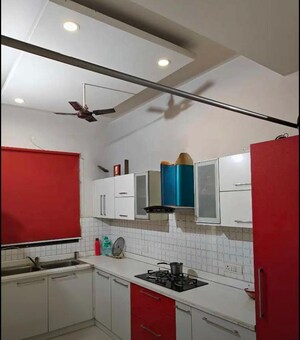Kitchen in 3 BHK Apartment at Motiaz Royal Citi, Ambala Highway – for Rent