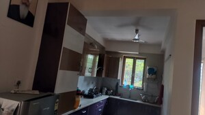 Kitchen in 3 BHK Builder Floor at BPTP Parkland Pride, Sector 77 – for Rent