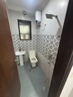 Bathroom in 3 BHK Builder Floor at Chattarpur – for Rent