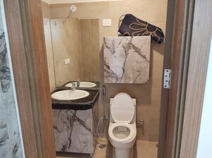 Bathroom in 3 BHK Apartment at ATS Nobility, Sector 4 Greater Noida – for Rent