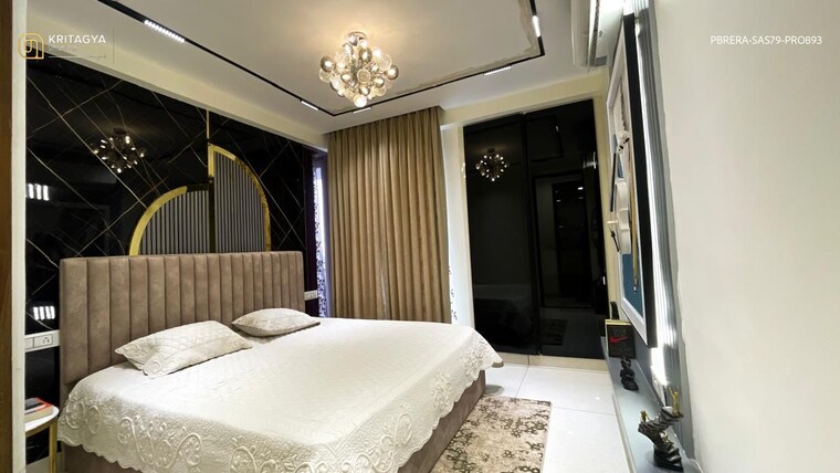 Bedroom, the-suman-marvelous 3 Bedroom 1745 Sq.Ft. Apartment In Ramgarh Bhudda Zirakpur 9428511