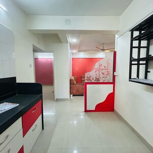 Kitchen in 2 BHK Apartment at Ganesh Karishma, Ideal Colony – for Sale