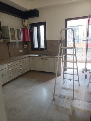 Kitchen in 3 BHK Builder Floor at Swasthya Vihar – for Rent