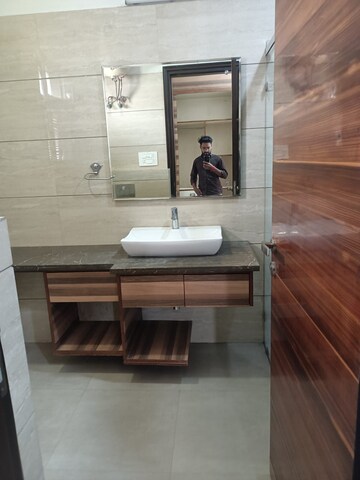 Bathroom in 3 BHK Builder Floor at Swasthya Vihar – for Rent