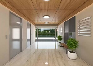 Building Lobby in 3 BHK Apartment at Vaishnodevi Circle – for Rent