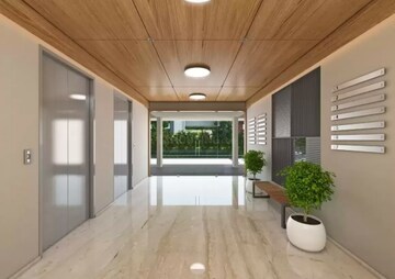 Building Lobby in 3 BHK Apartment at Vaishnodevi Circle – for Rent