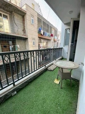 Balcony in 2 BHK Apartment at Freedom Fighters Enclave – for Rent
