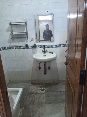 Bathroom in 3 BHK Builder Floor at Milan Vihar – for Rent