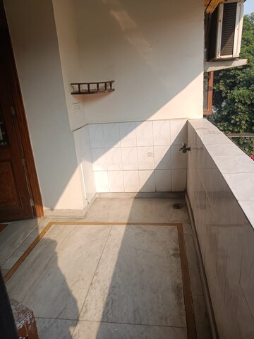 Balcony in 3 BHK Builder Floor at Milan Vihar – for Rent