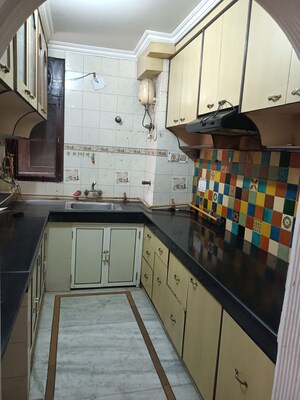 Kitchen in 3 BHK Builder Floor at Milan Vihar – for Rent
