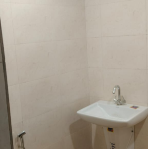 Bathroom in 1 BHK Builder Floor at Chattarpur – for Rent
