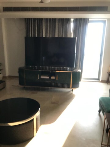 Living Room in 4 BHK Apartment at Mahagun Mezzaria, Sector 78 – for Rent